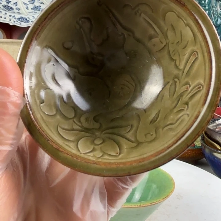 瓷片瓷器摆件漏漏漏