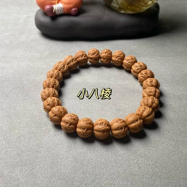 乐鑫出品-猴头雕刻小八棱.原色无暇