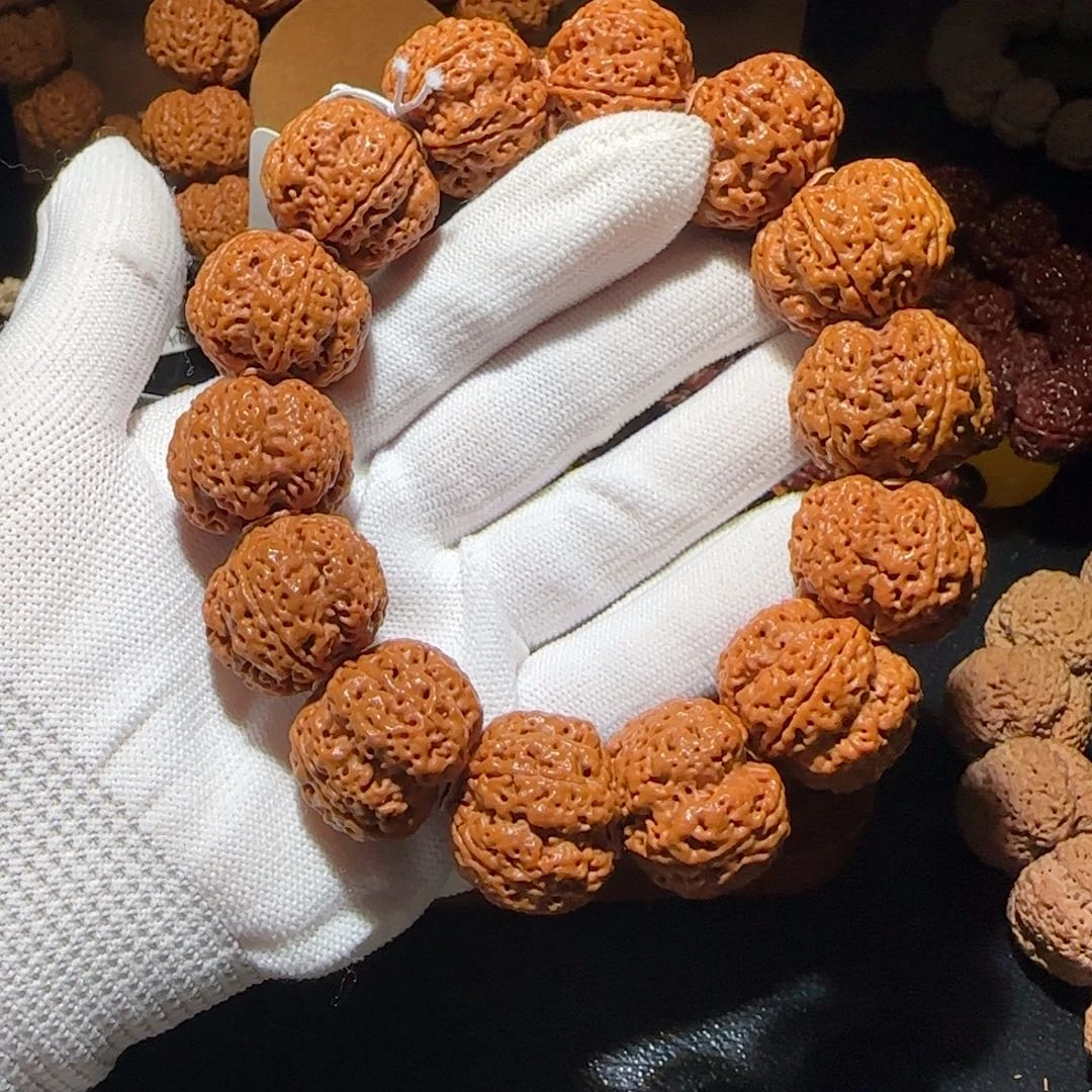 金刚菩提吊坠26爆肉梅花双龙