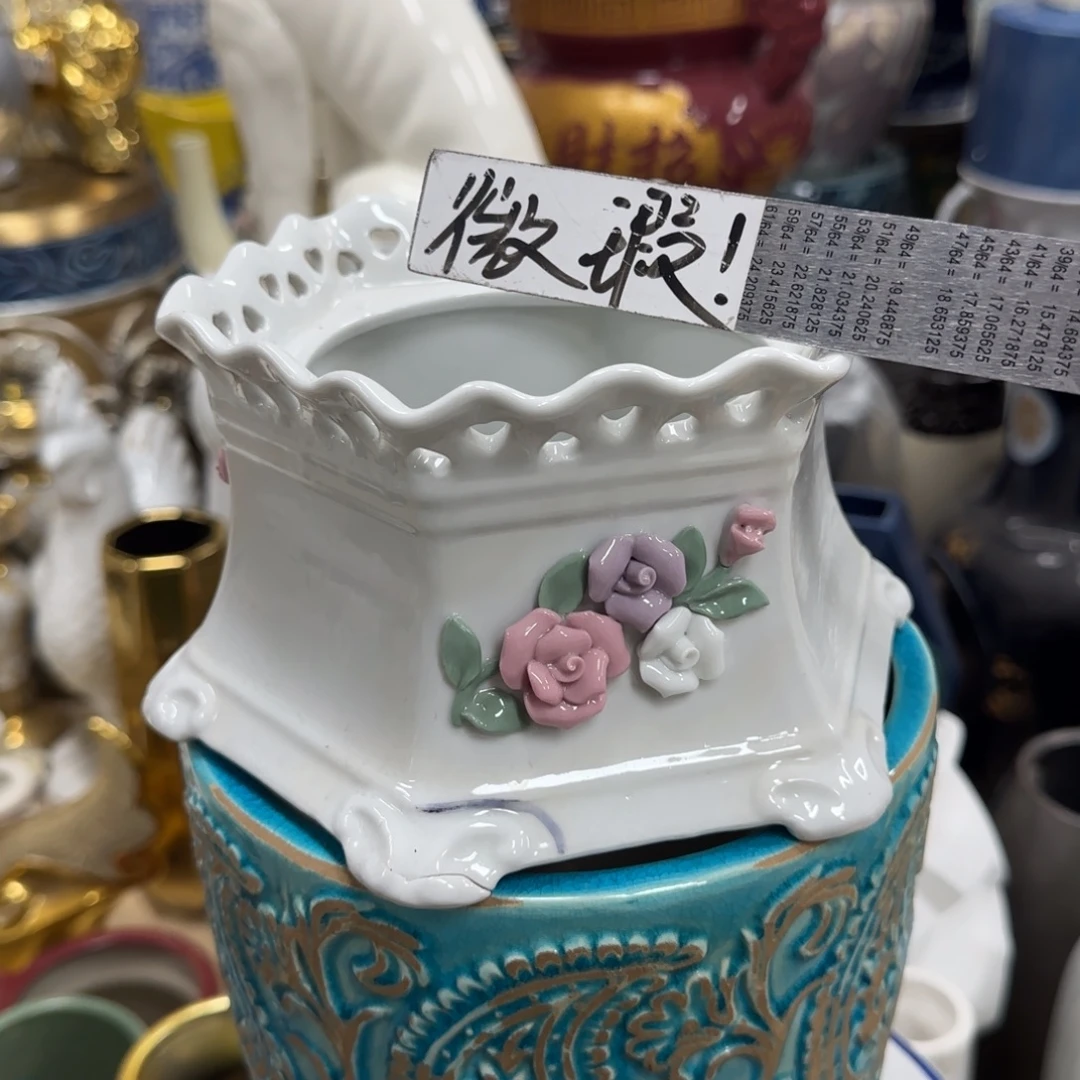 瓷片陶瓷工艺花瓶摆件