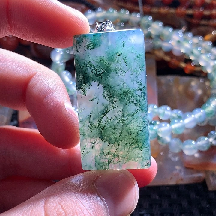 玛瑙/玉髓颈饰未镶嵌天**圆