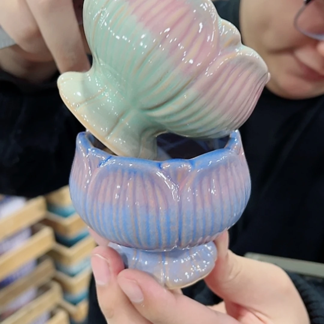 【闪购商品】陶瓷花盆凑单福利满10元发货！