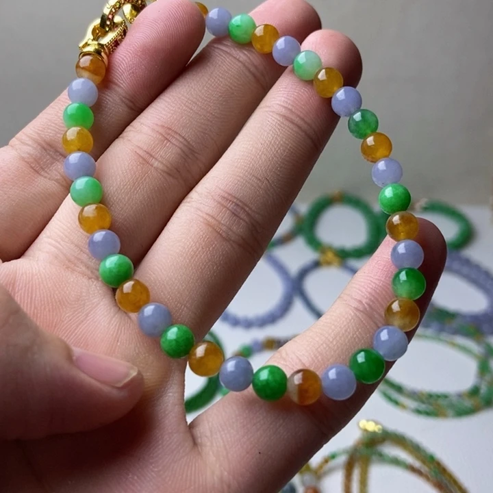 定制翡翠未镶嵌缅甸翡翠A货卡5.6