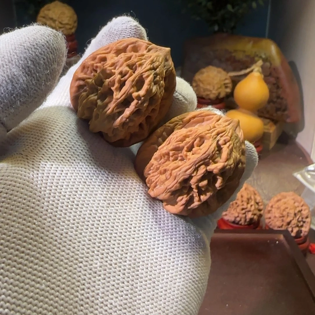 文玩核桃把件麦穗虎