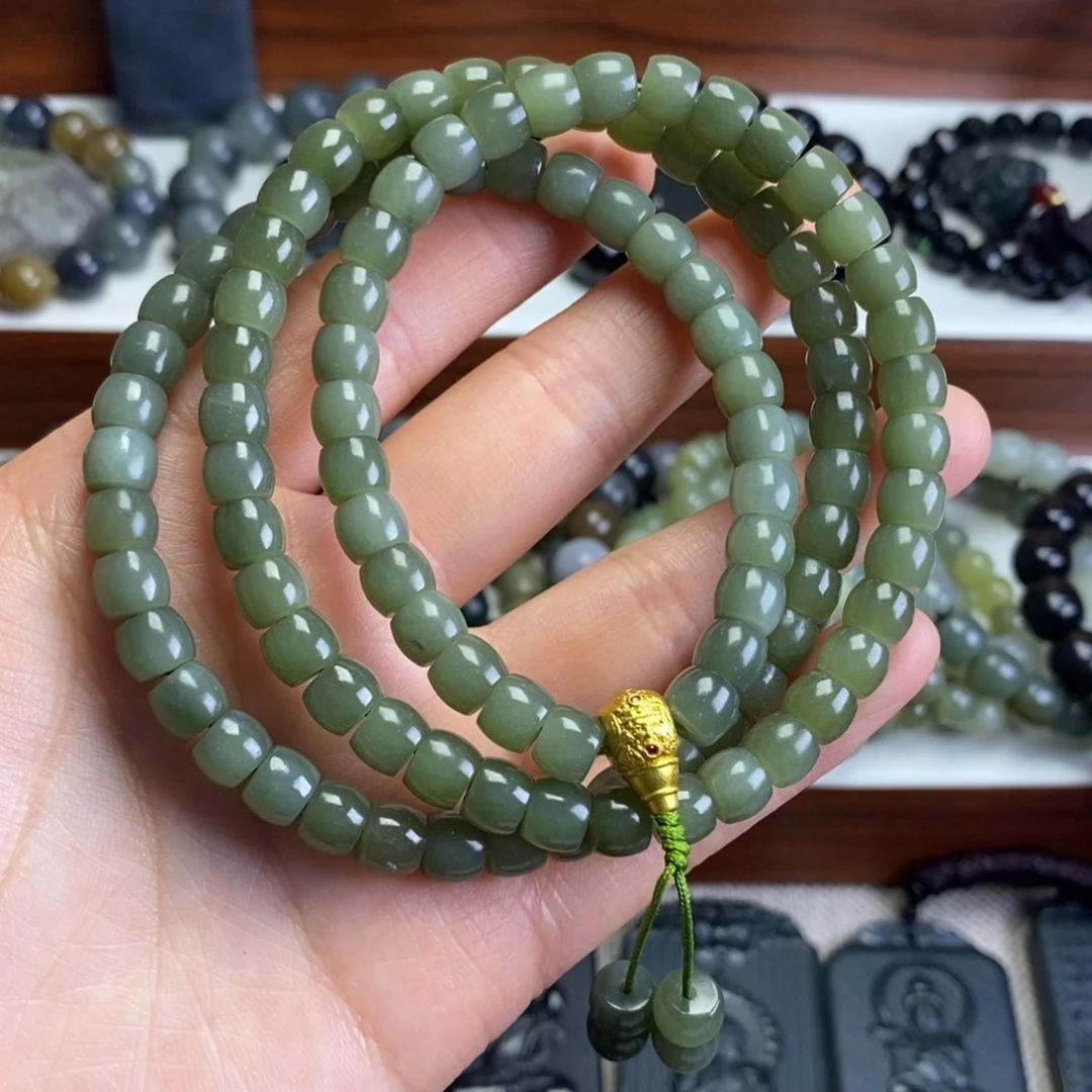 和田玉未镶嵌手串