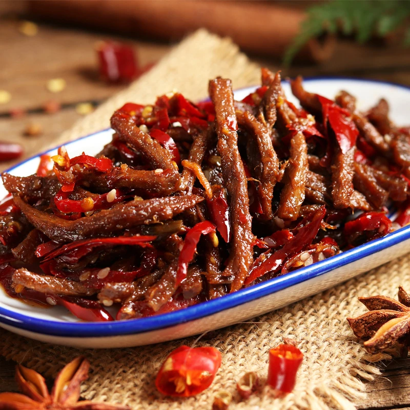 川味麻辣牛肉干香辣牛肉丝重庆特产卤味熟食开袋即食小吃下酒菜