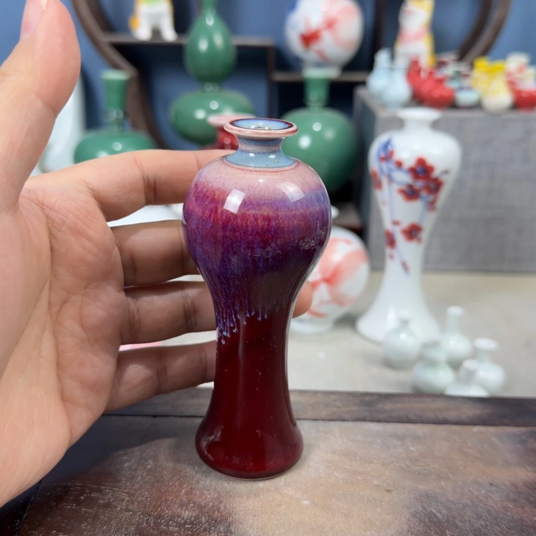 陶瓷手工小花器摆件