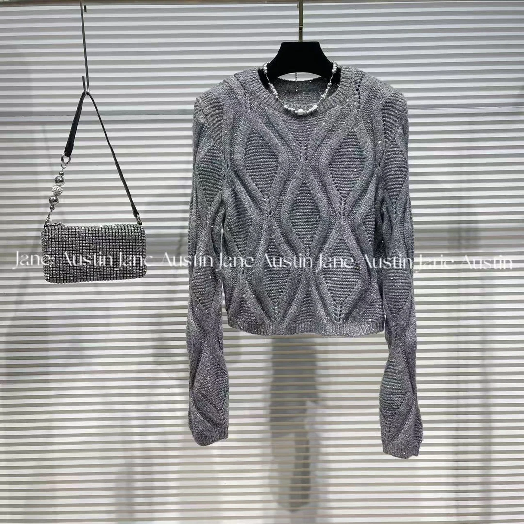 Jane Austin •（羽翼）轻奢重工设计师百搭显瘦款长袖上衣女