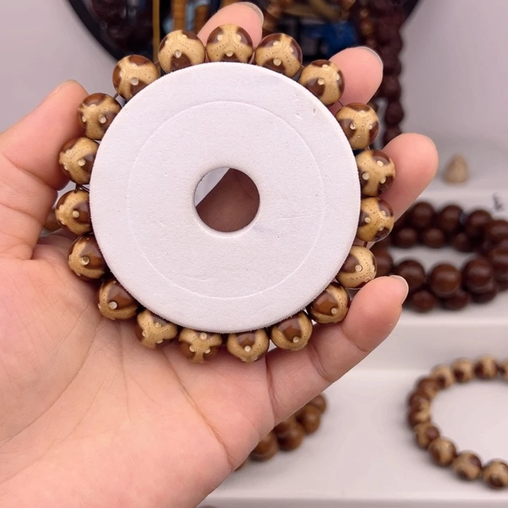 紫金鼠手串吳*_11尺花皮熊猫奔驰脸