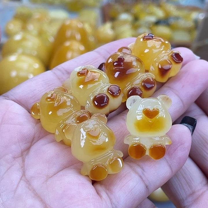 琥珀未镶嵌珠宝奇石多样性发其一h