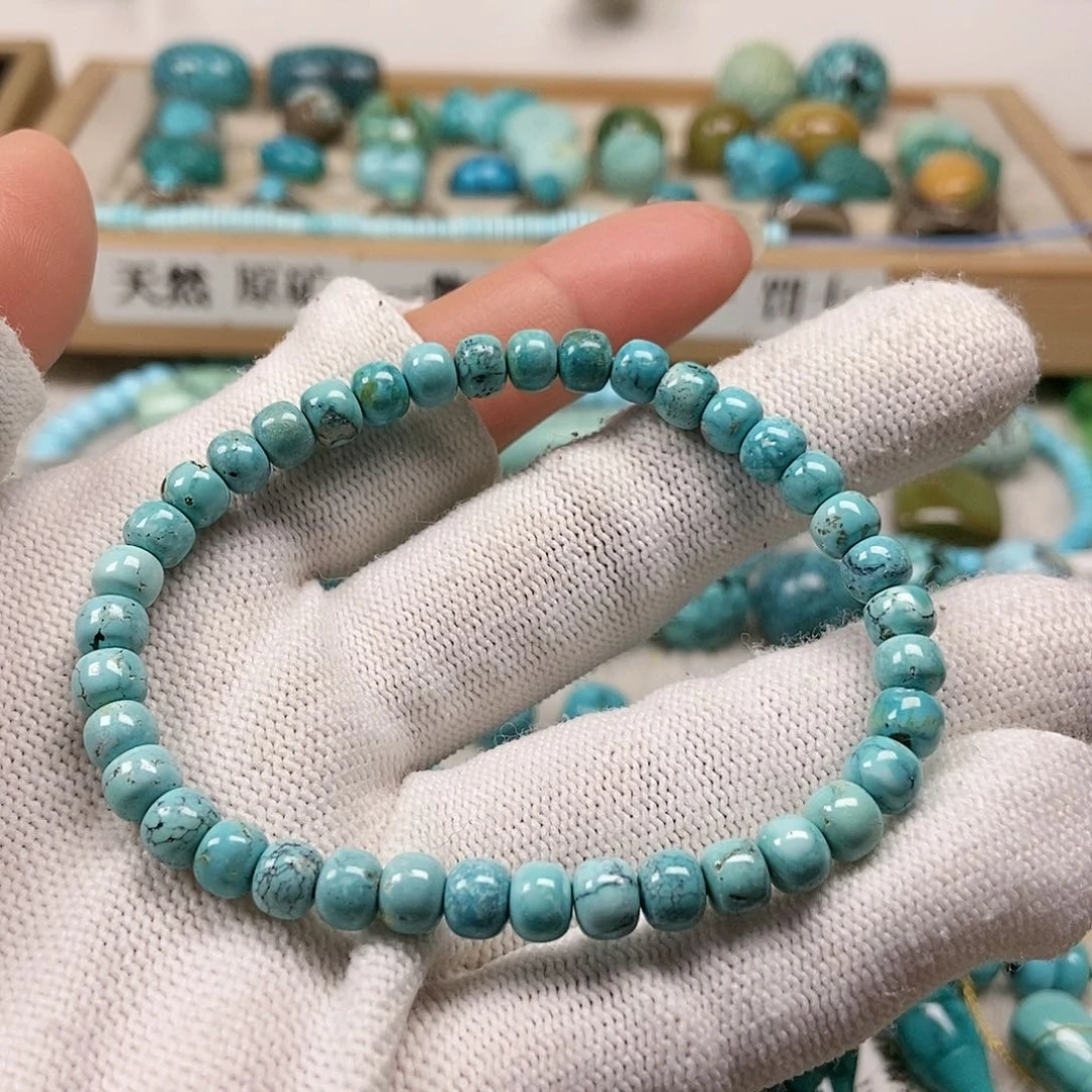 未镶嵌绿松石珠宝半成品