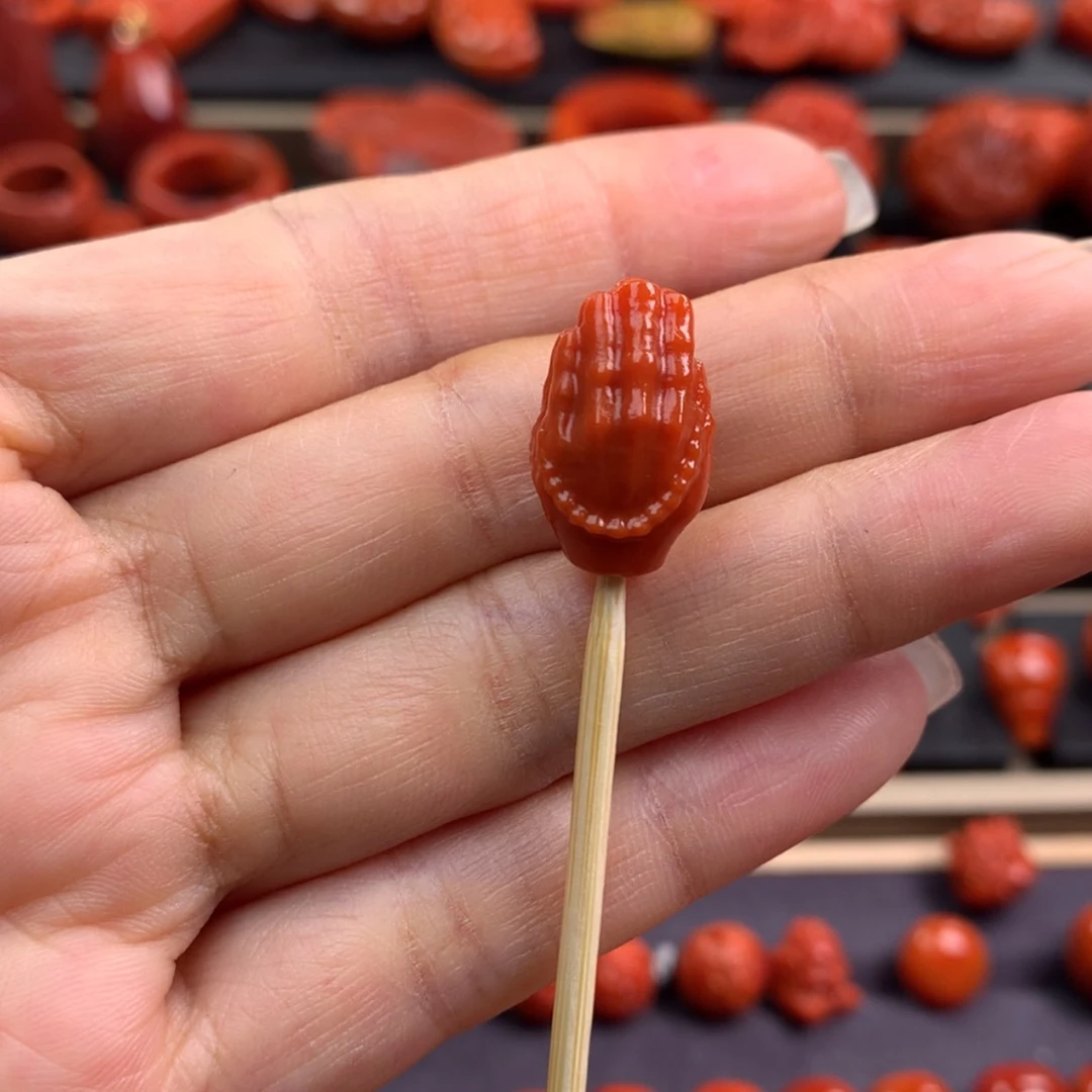 【闪购商品】南红玛瑙佛手11mm未镶嵌A****E