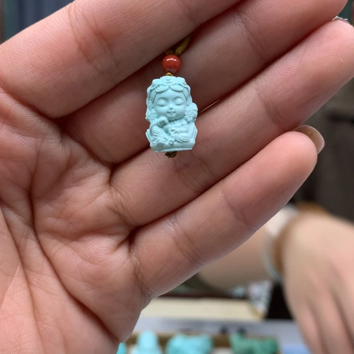 绿松石未镶嵌配饰