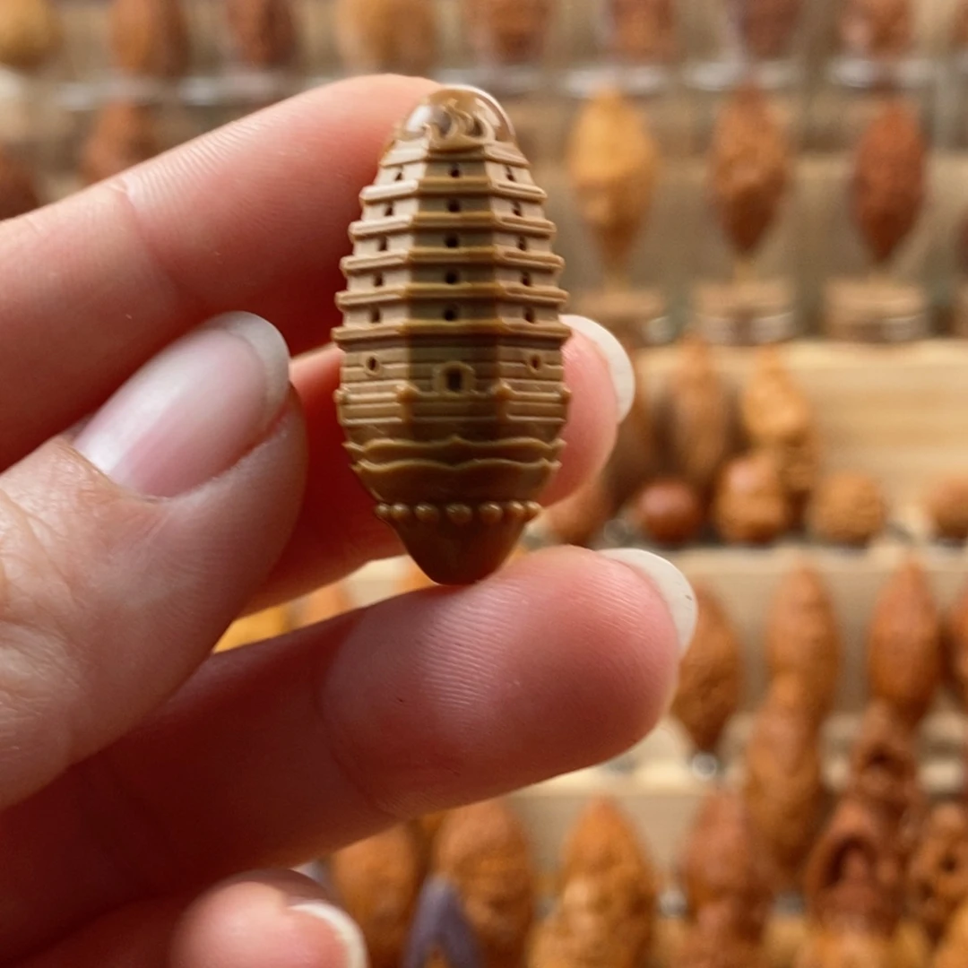 橄榄核手串/手链武*小佛塔