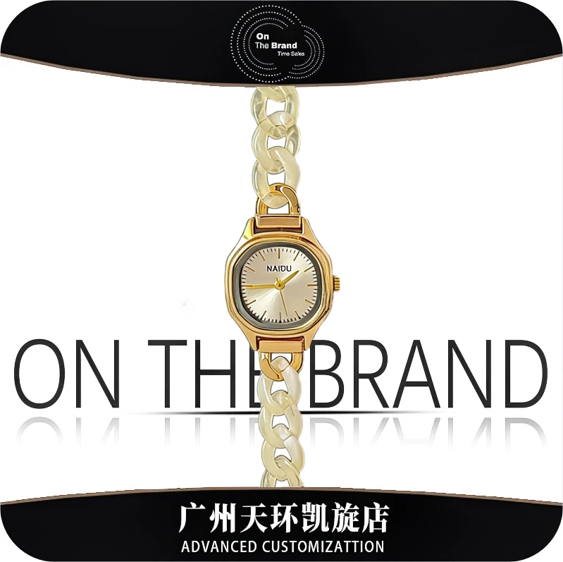 女士小众轻奢中古风个性设计港风女款石英手表ND729