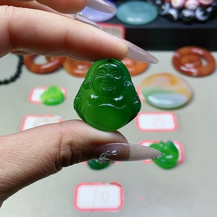 玛瑙/玉髓吊坠(不含链)未镶嵌和*玉