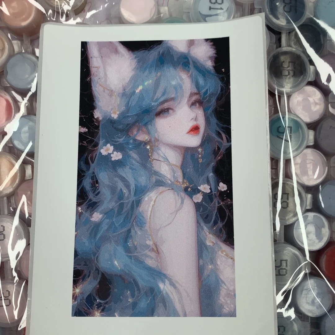 棉布狐耳少女-2587 40x 72