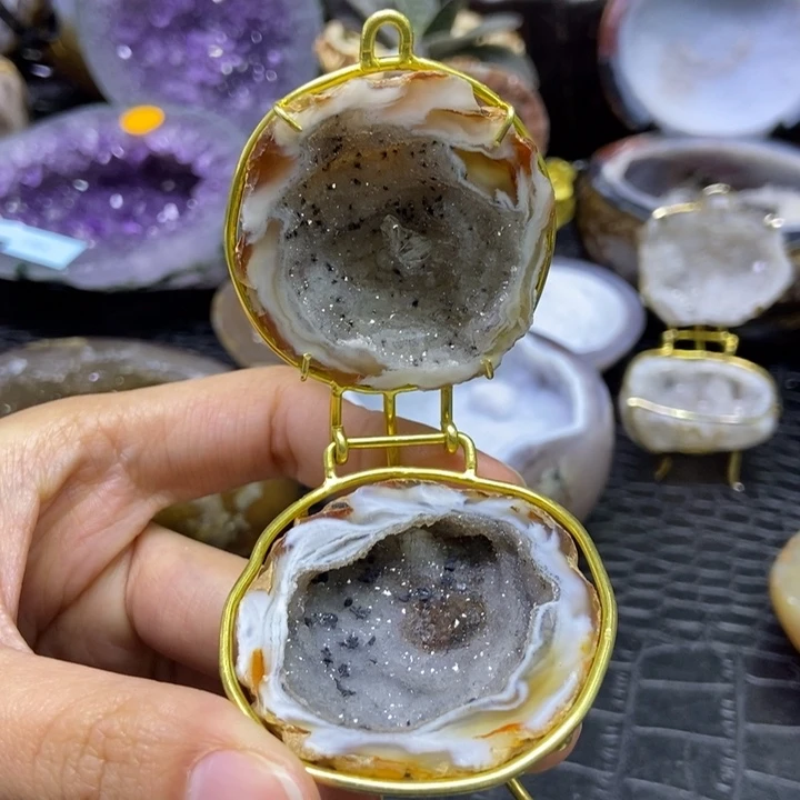 水晶蚕丝盆未镶嵌