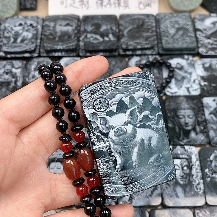 颈饰未镶嵌和田玉