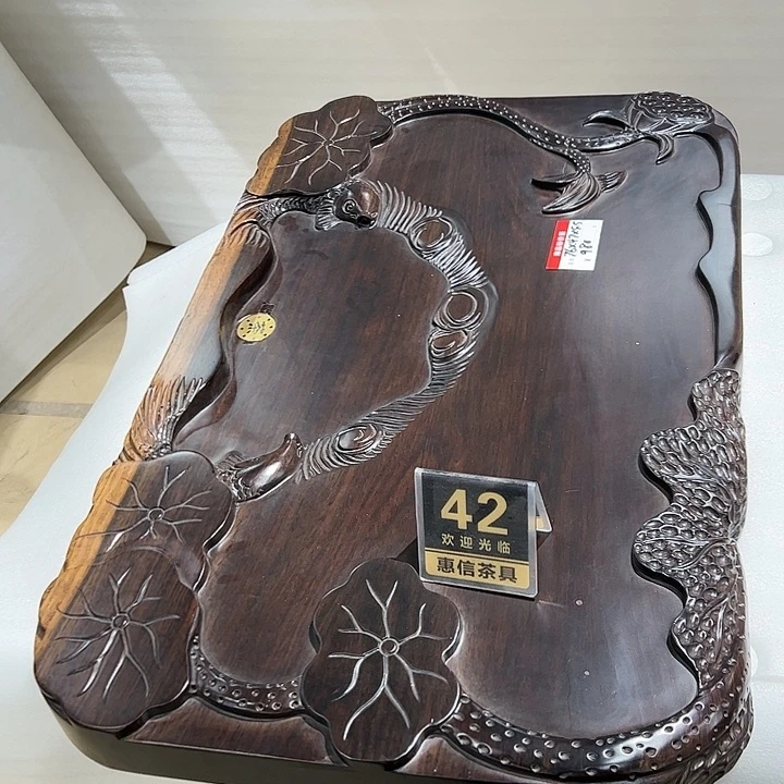 风车木（黑檀木）非洲进口黑檀实木茶盘