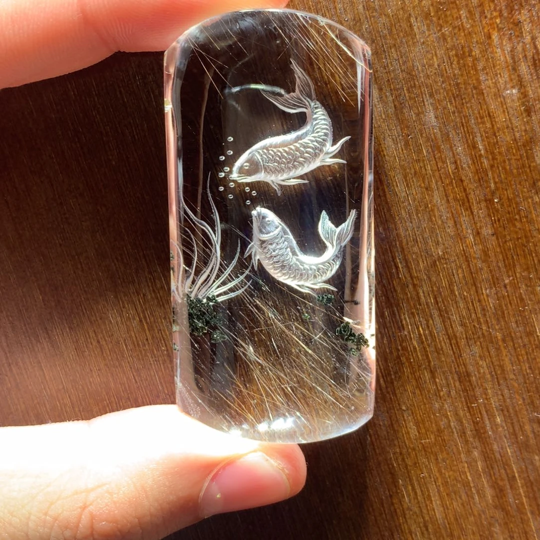 吊坠(赠链)未镶嵌水晶渁*天然水晶吊坠