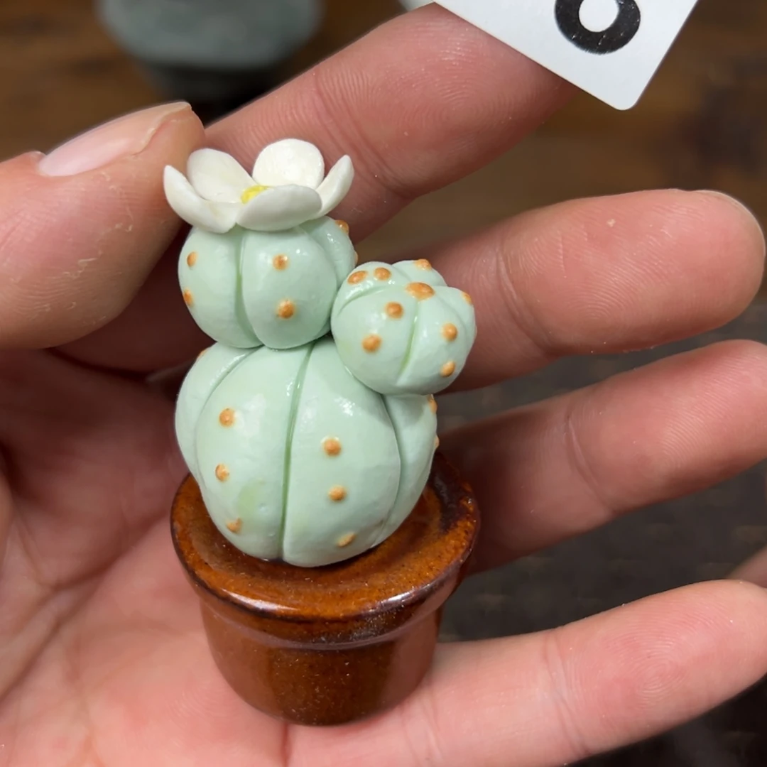 978手捏仿生陶瓷花卉