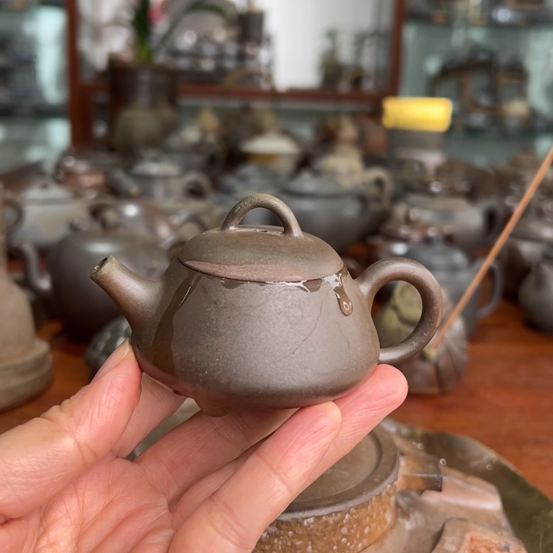 贵台龙窑柴烧茶壶A02