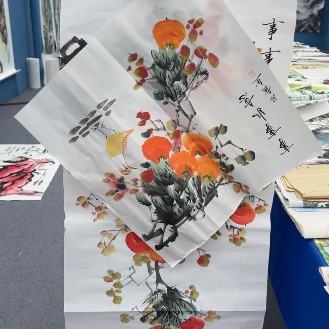 国画宣纸纯手绘字画