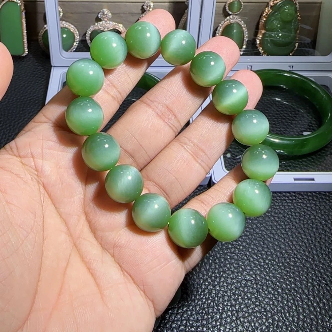 未镶嵌手链和田玉（碧玉）观****2