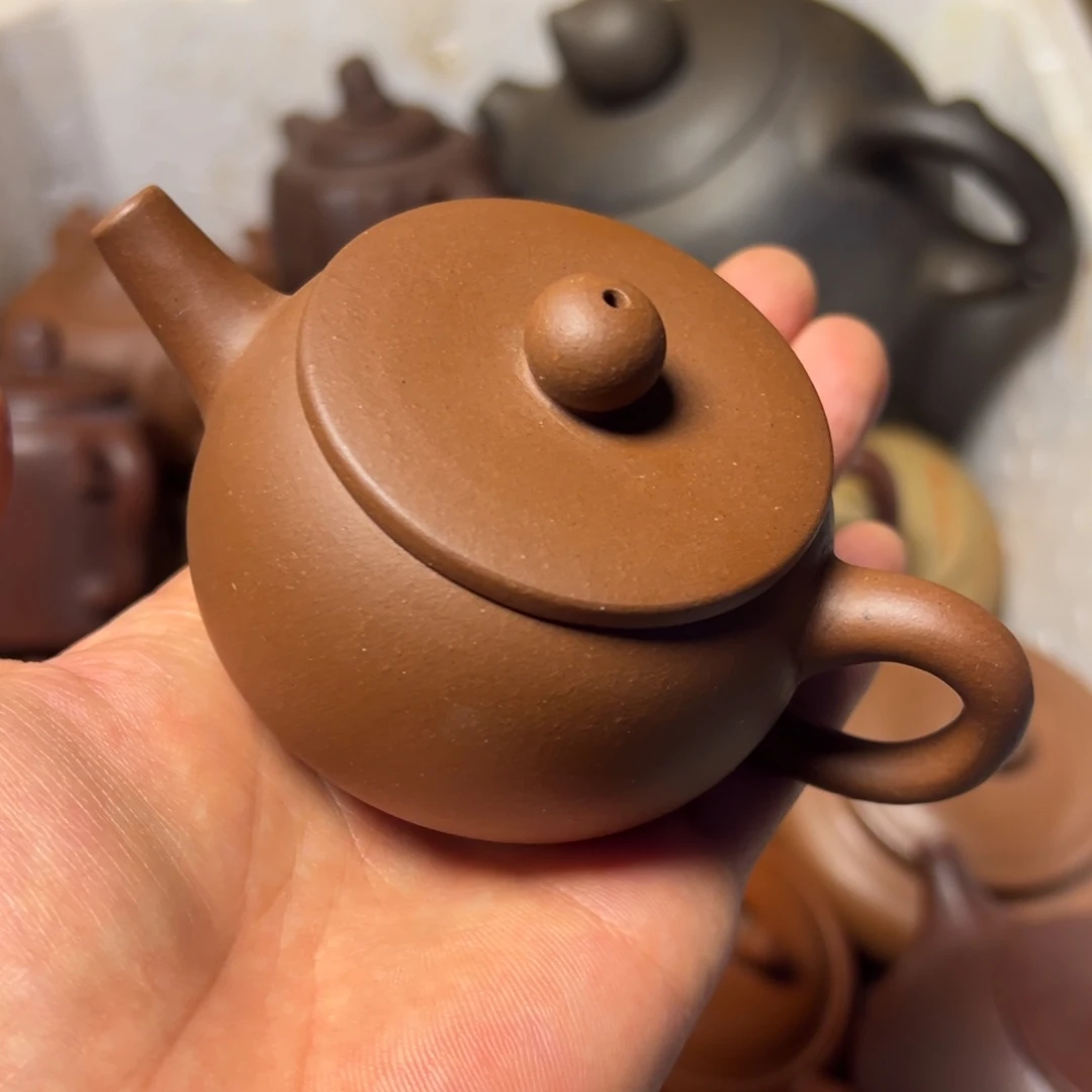 紫砂茶壶宜兴原矿紫砂壶130毫升容量