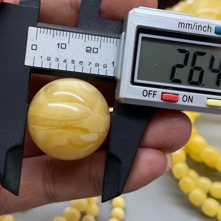 琥珀未镶嵌裸石珠子