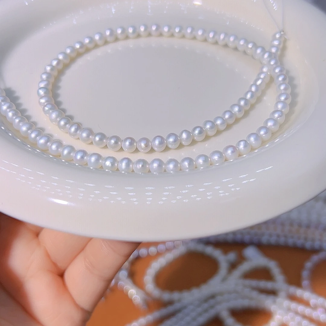 淡水珍珠未镶嵌开播福利半成品天然珍珠