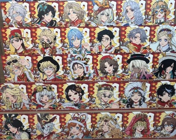 拆盒动漫游戏周边同人蛇年限定报春鸟 方卡组合周边盲盒代拆