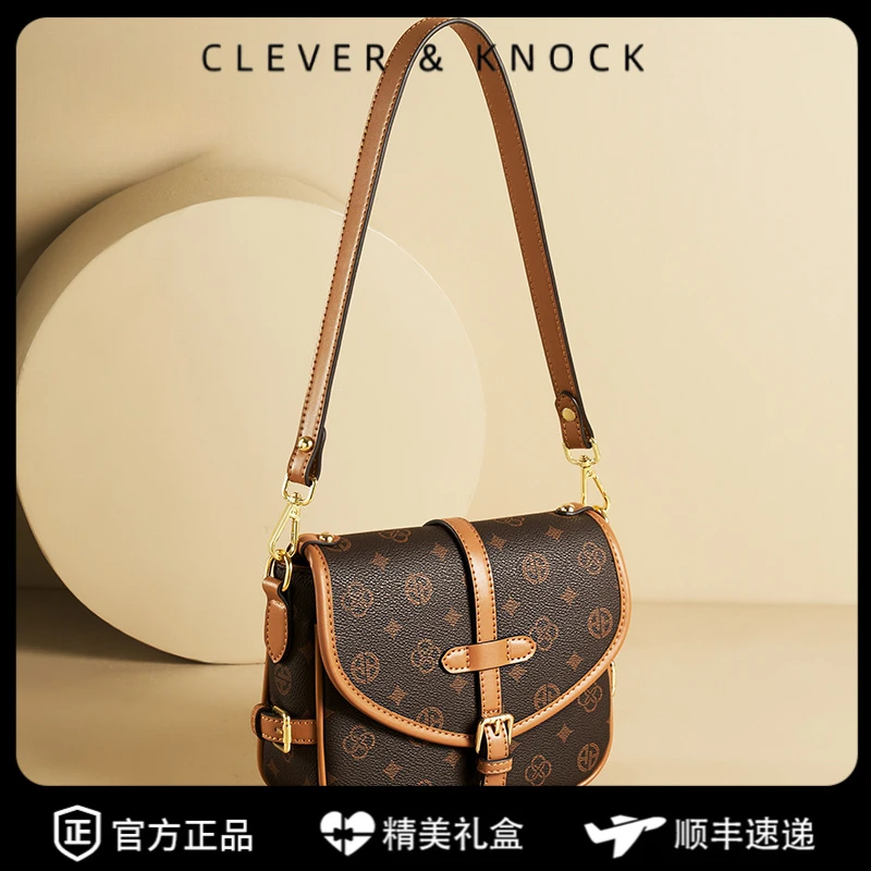 CleverKnock小方包2025新款包包高级腋下包大容量通勤女包单肩斜