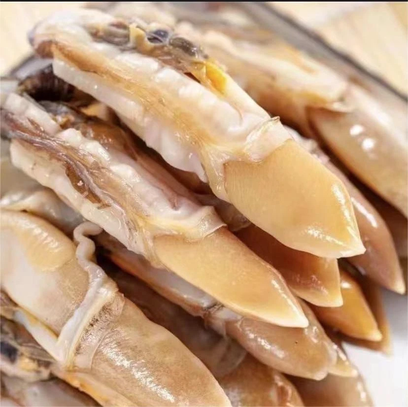 5斤连云港新鲜速冻蛏王肉，每包500克，20只-25只左右