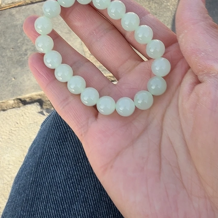 和田玉未镶嵌手链