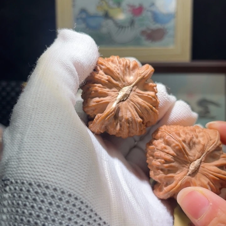 用***0吊坠文玩核桃白狮子