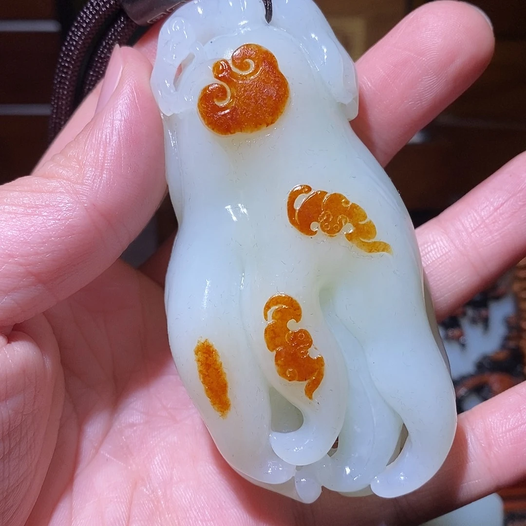 和田玉挂件未镶嵌山****人