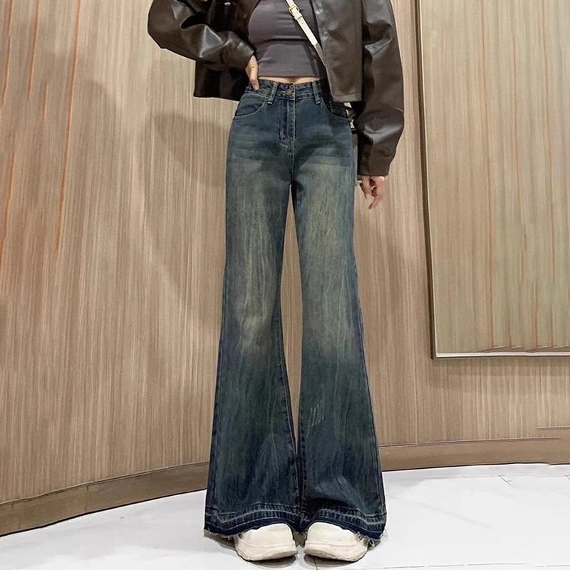 【不是链接同款】夏季女士休闲百搭阔腿牛仔裤