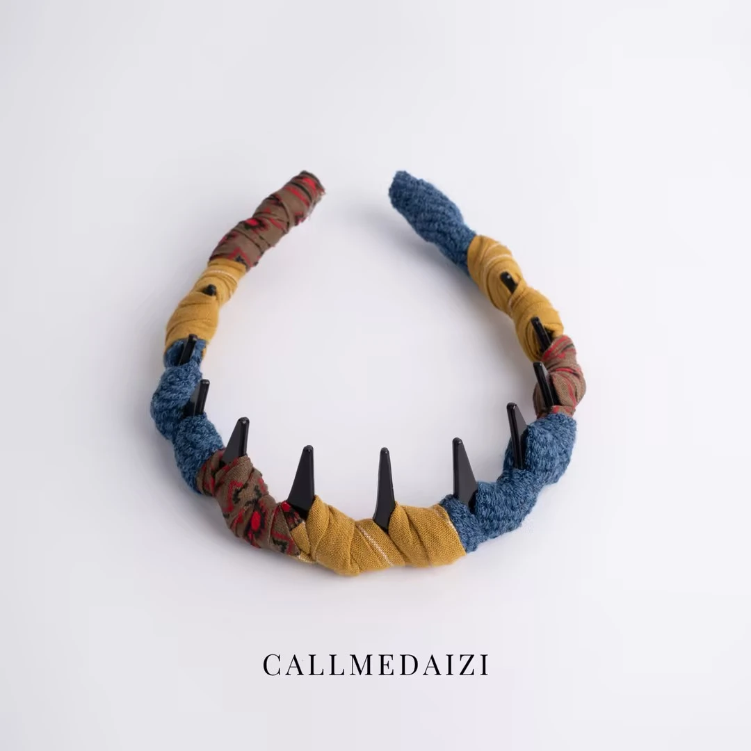 波浪发箍拼接新款百搭少女甜美温柔发箍