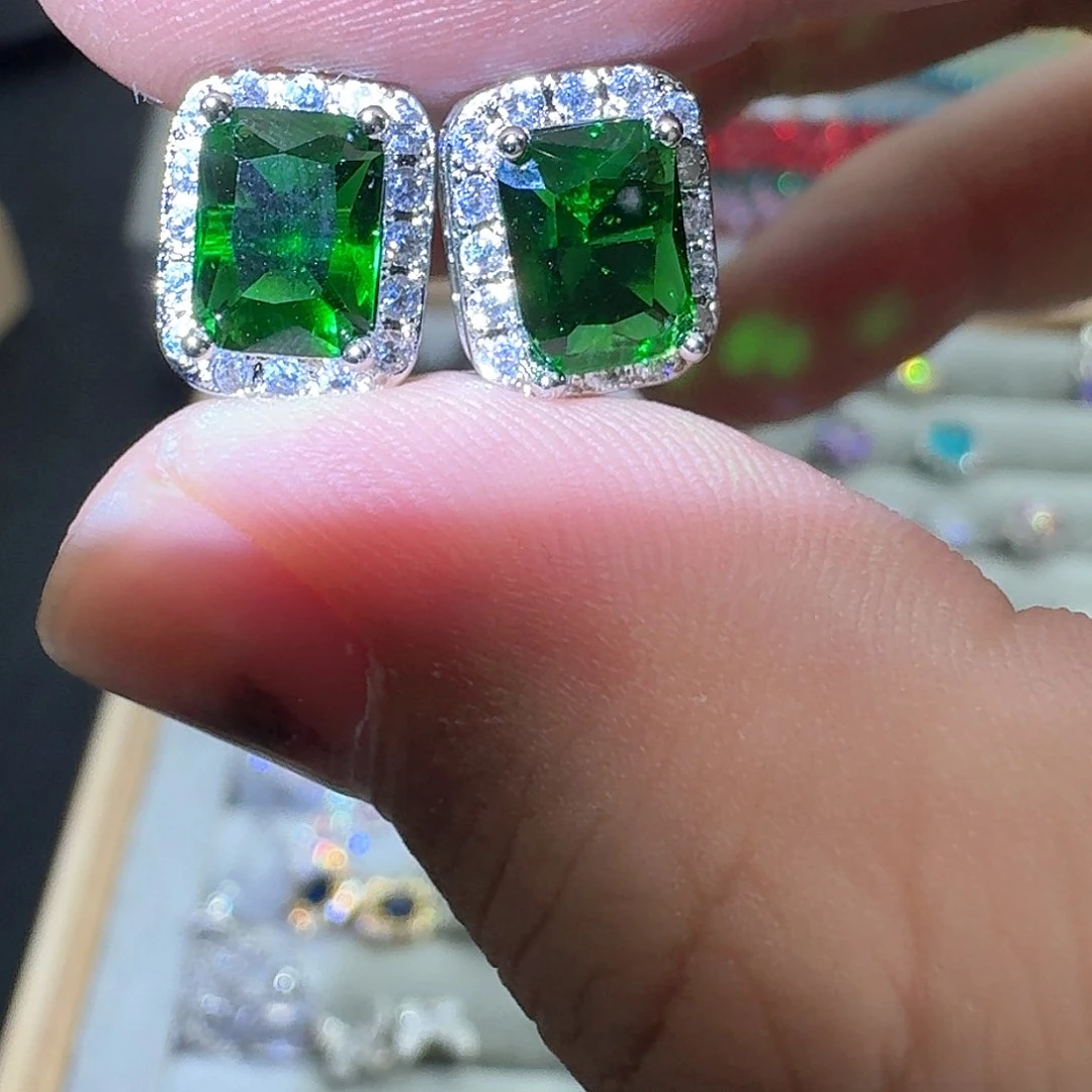 托帕石戒指银S925镶嵌