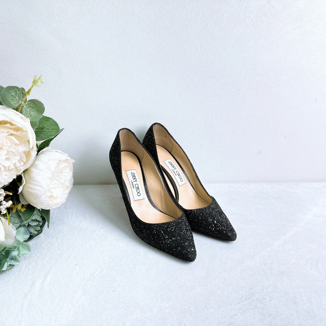 95新 JIMMY CHOO/吉米周 高跟鞋/37码/Xsp32905