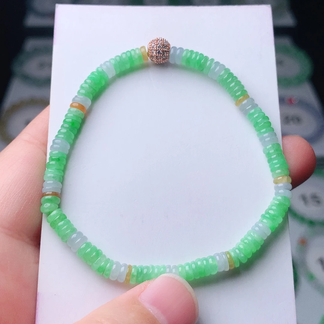 翡翠未镶嵌手链翡翠