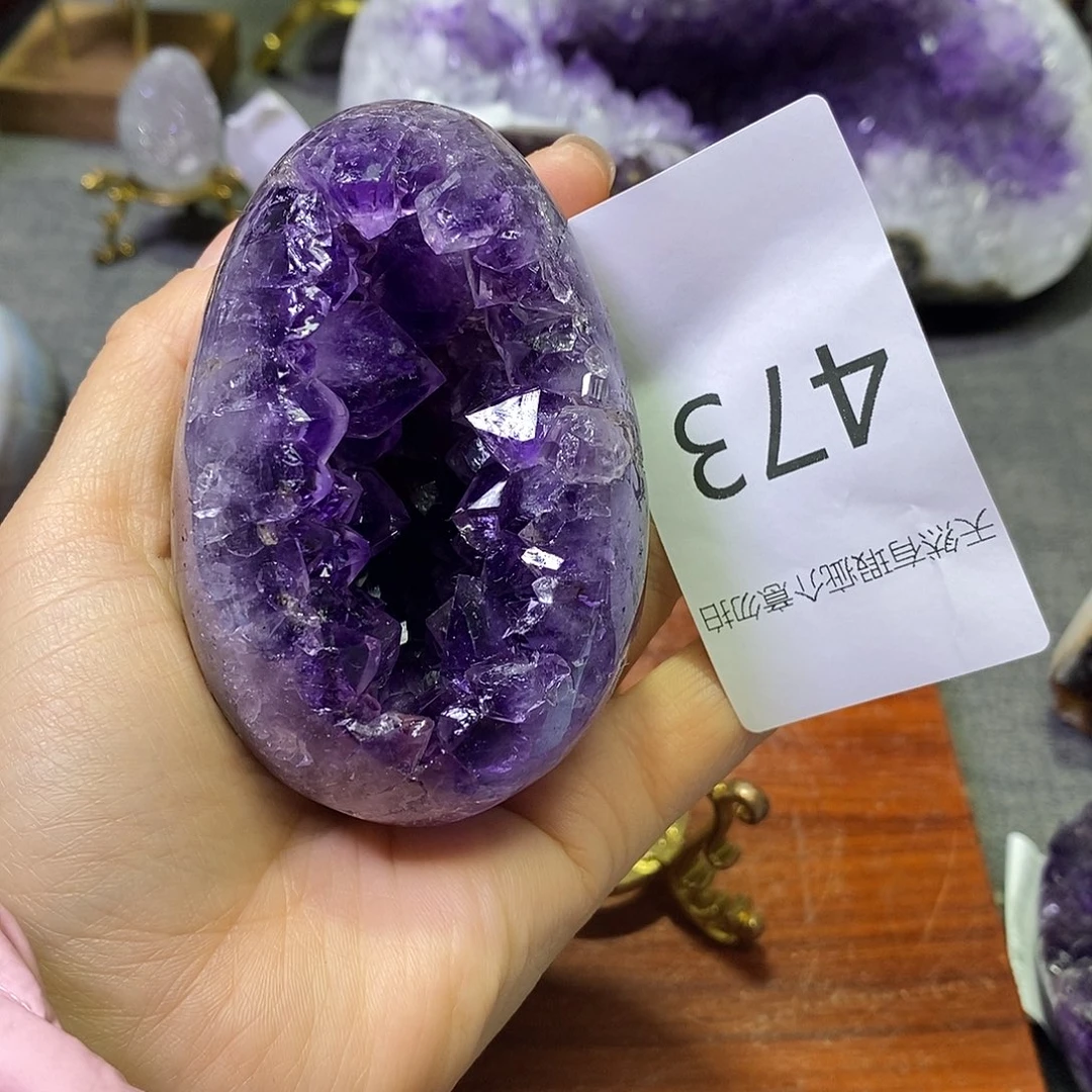 紫晶珠宝半成品未镶嵌