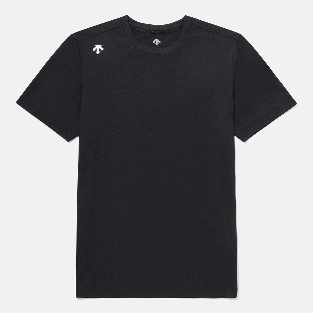 DESCENTE/迪桑特运动休闲舒适短袖男女简约百搭圆领T恤SQ123UTS11