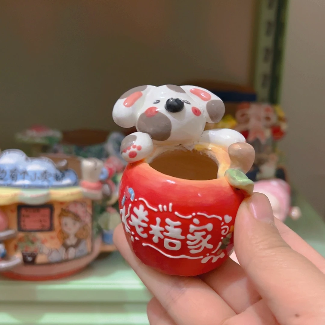 双十二福福手工多肉花盆