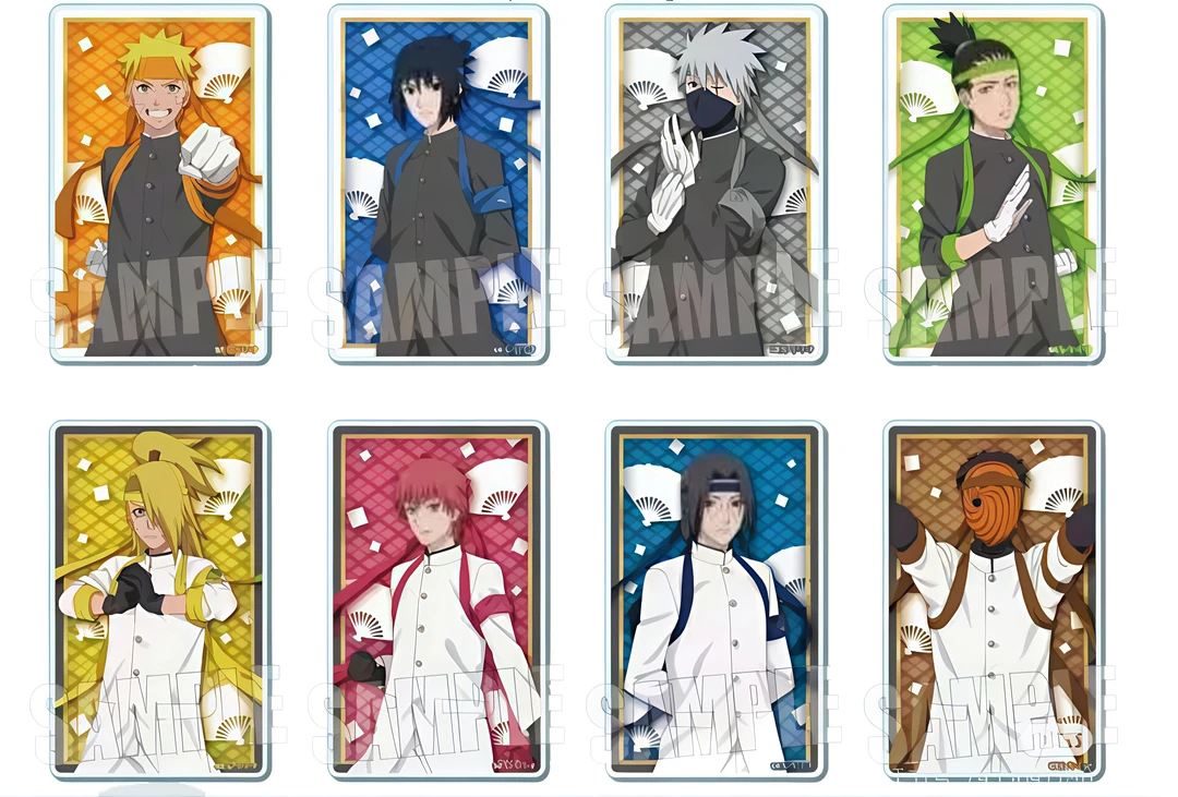 【拆盒】正版日谷-《火影忍者》应援团亚克力系列潮玩盲盒