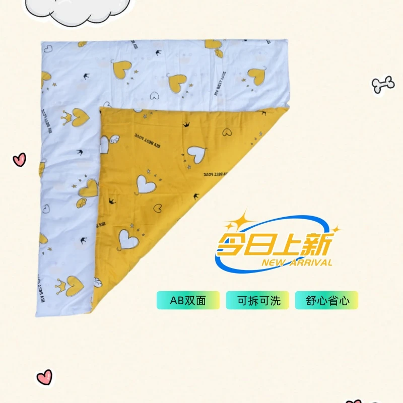 纯棉花手工婴幼儿被子秋冬加厚款宝宝被褥宝宝外出抗风保暖被抱被