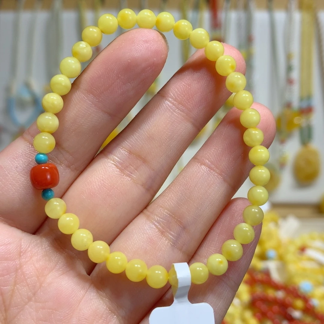 手链蜜蜡未镶嵌4.7mm