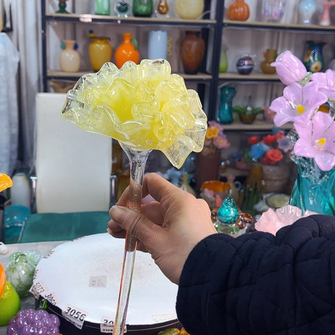 夜光瑕花 福利家悦琉璃工艺品